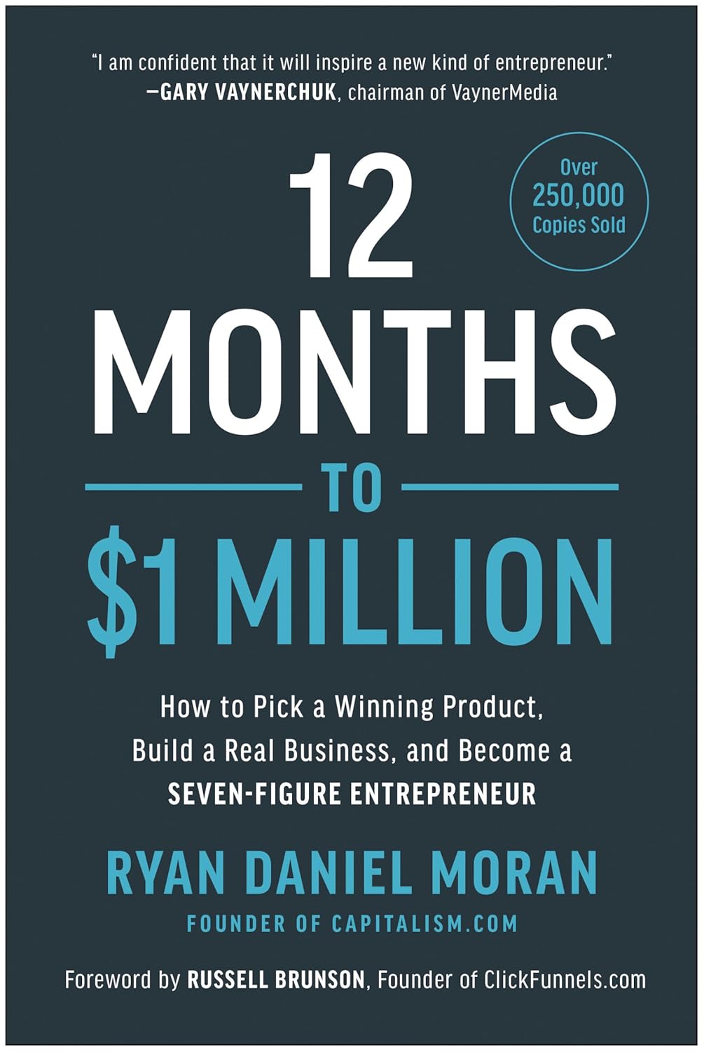 12 Months to $1 Million: How to Pick a Winning Product, Build a Real Business, and Become a Seven-Figure Entrepreneur by Ryan Daniel Moran