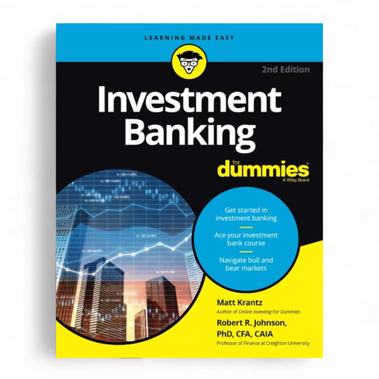 Investment Banking For Dummies by Matthew Krantz